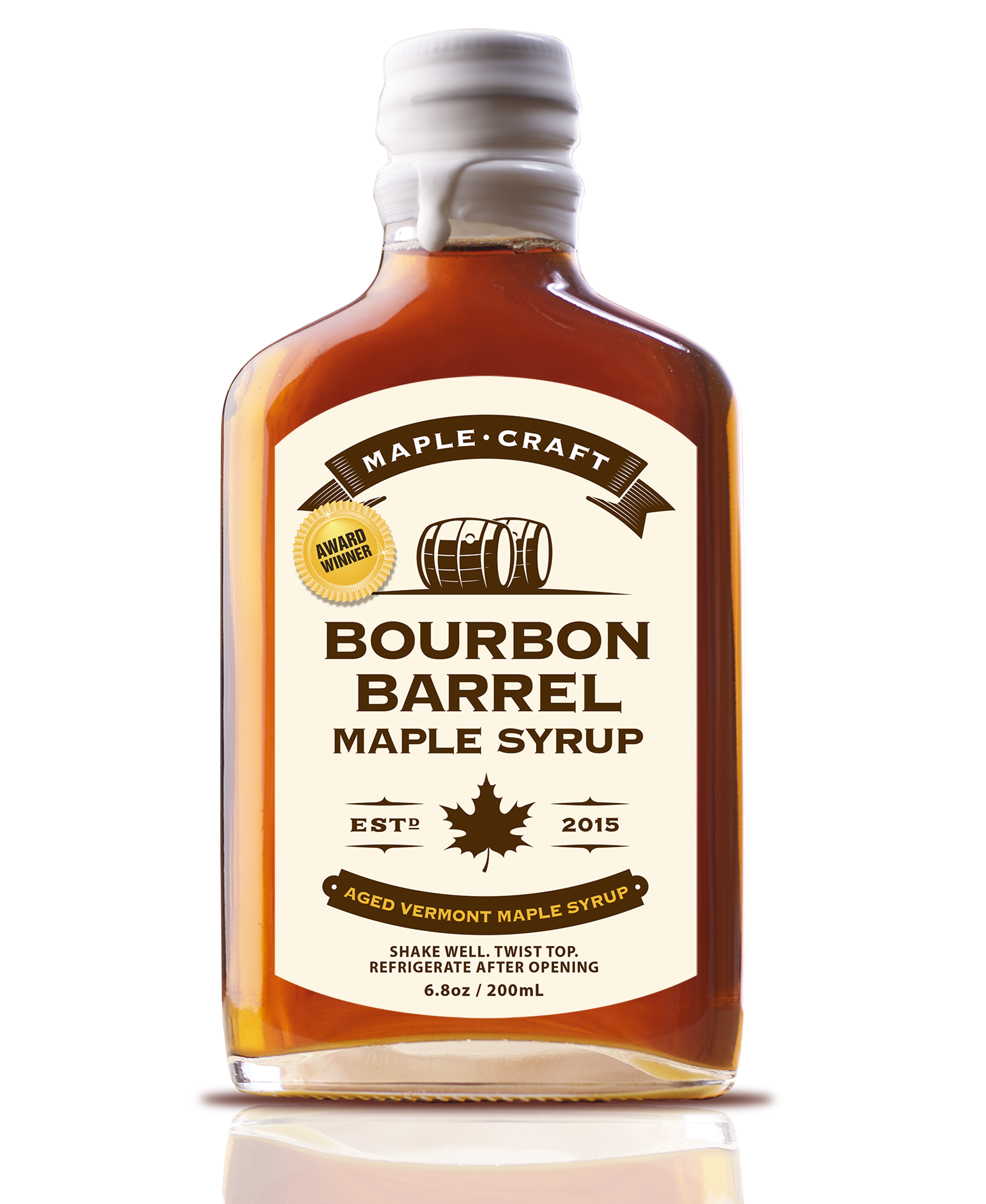Bourbon Barrel Aged Maple Craft Syrup