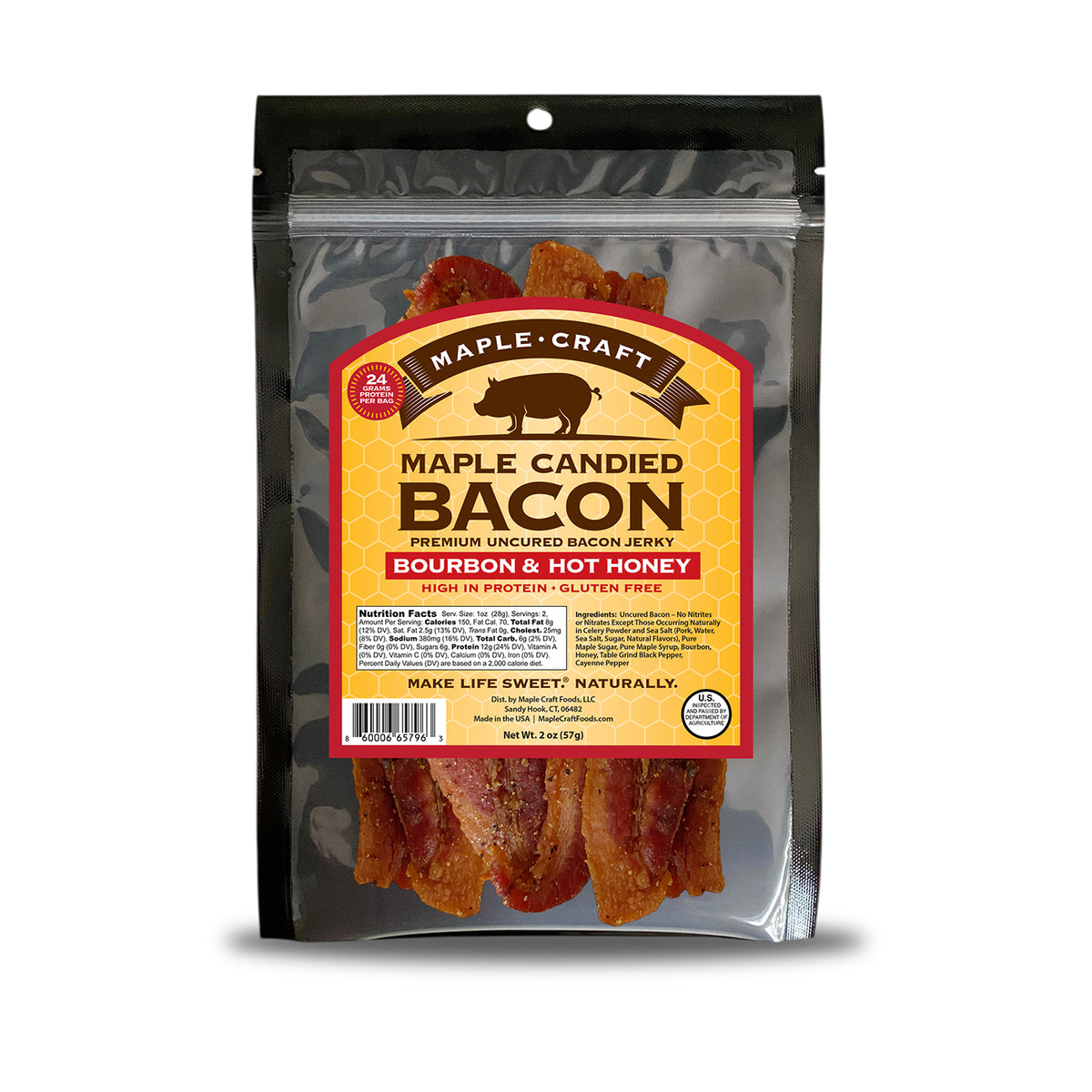 NEW - Maple Candied Bacon Jerky
