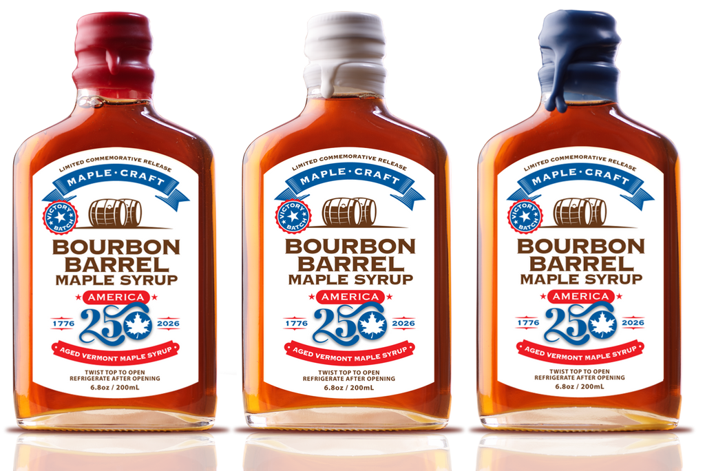 Maple Craft Foods America 250 Victory Batch - Bourbon Barrel Aged Maple Craft Syrup, product photo