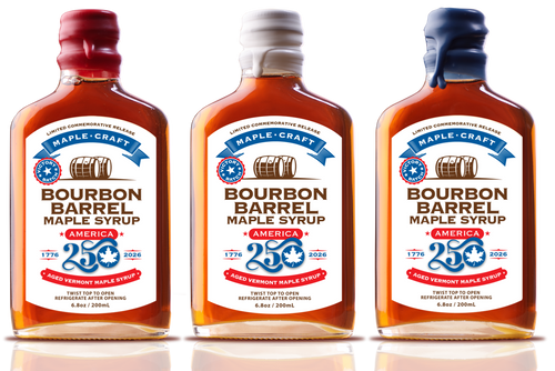 Maple Craft Foods America 250 Victory Batch - Bourbon Barrel Aged Maple Craft Syrup, product photo