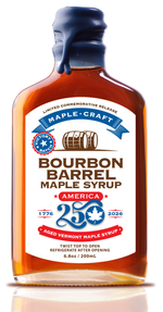 Load image into Gallery viewer, America 250 Victory Batch - Bourbon Barrel Aged Maple Craft Syrup - PREORDER

