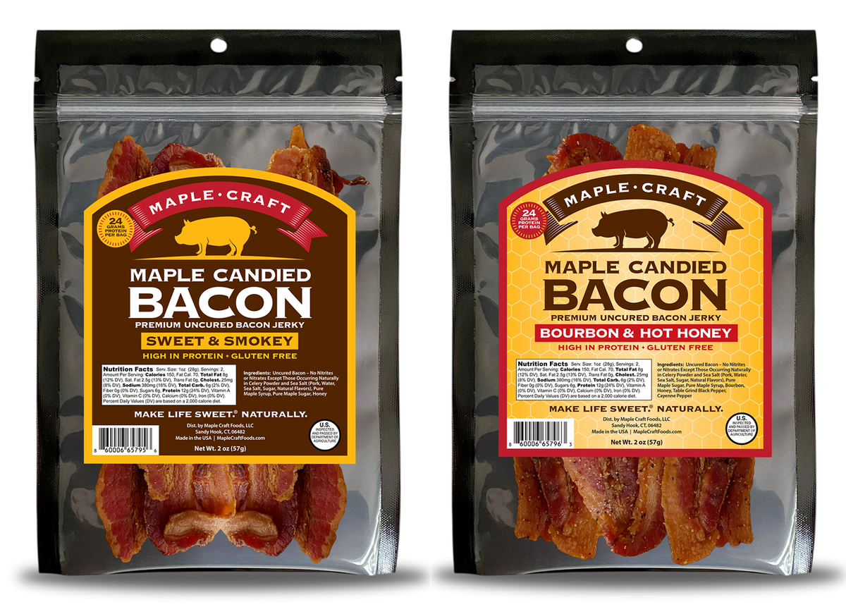 NEW - Maple Candied Bacon Jerky