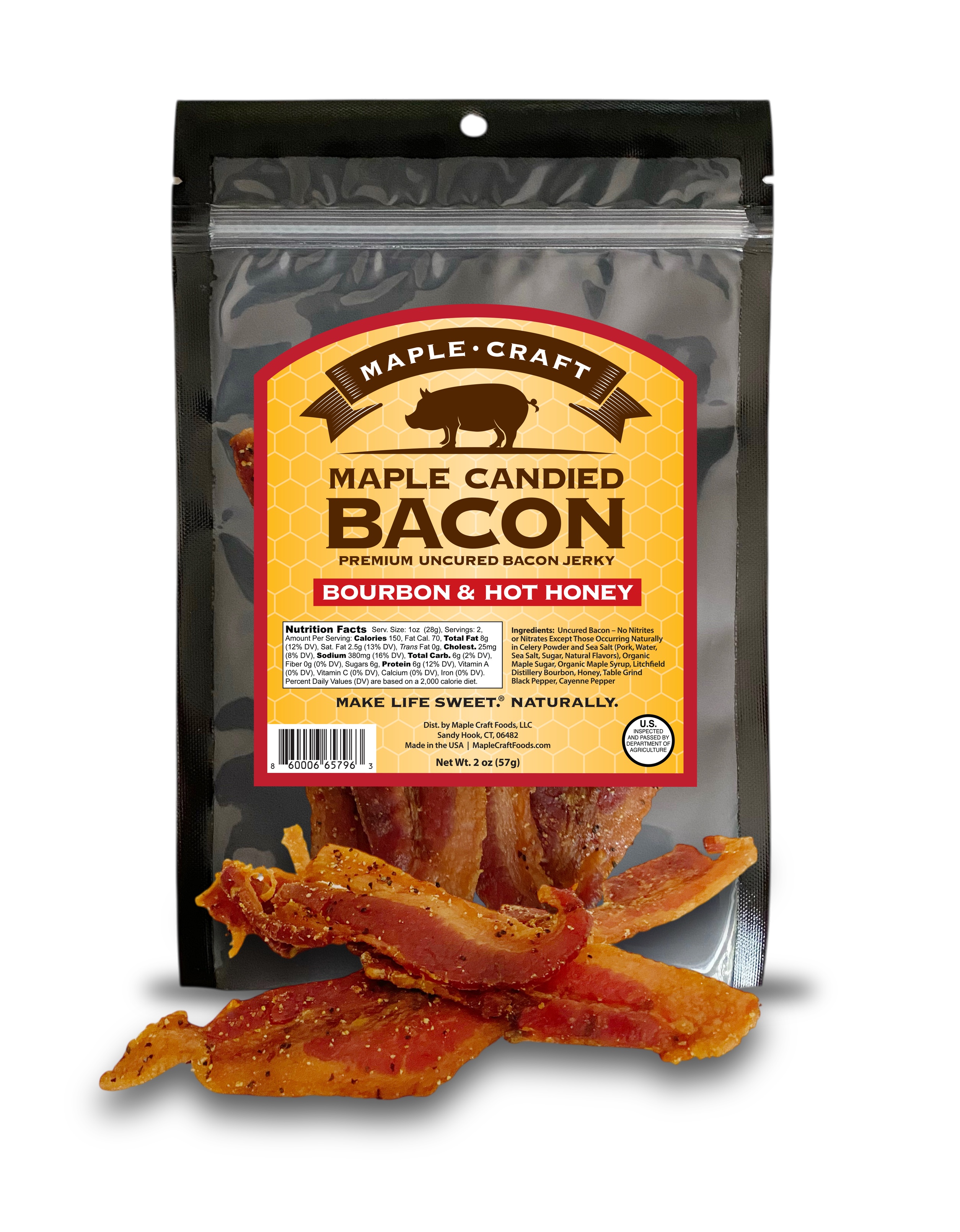 NEW - Maple Candied Bacon Jerky
