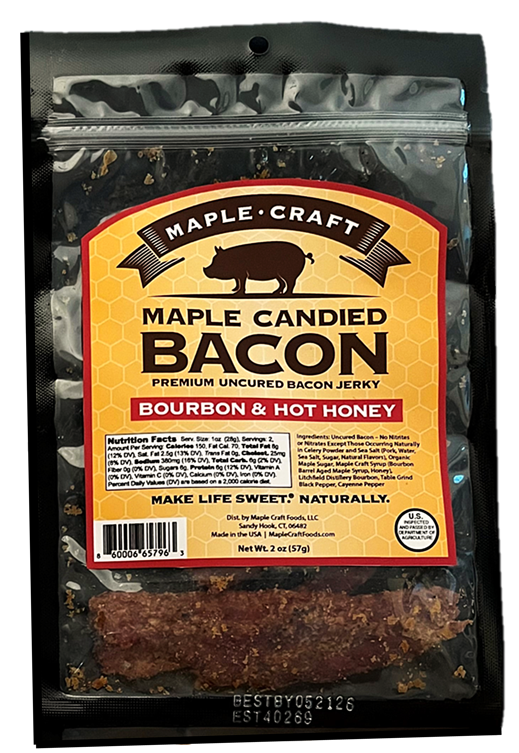 NEW - Maple Candied Bacon Jerky