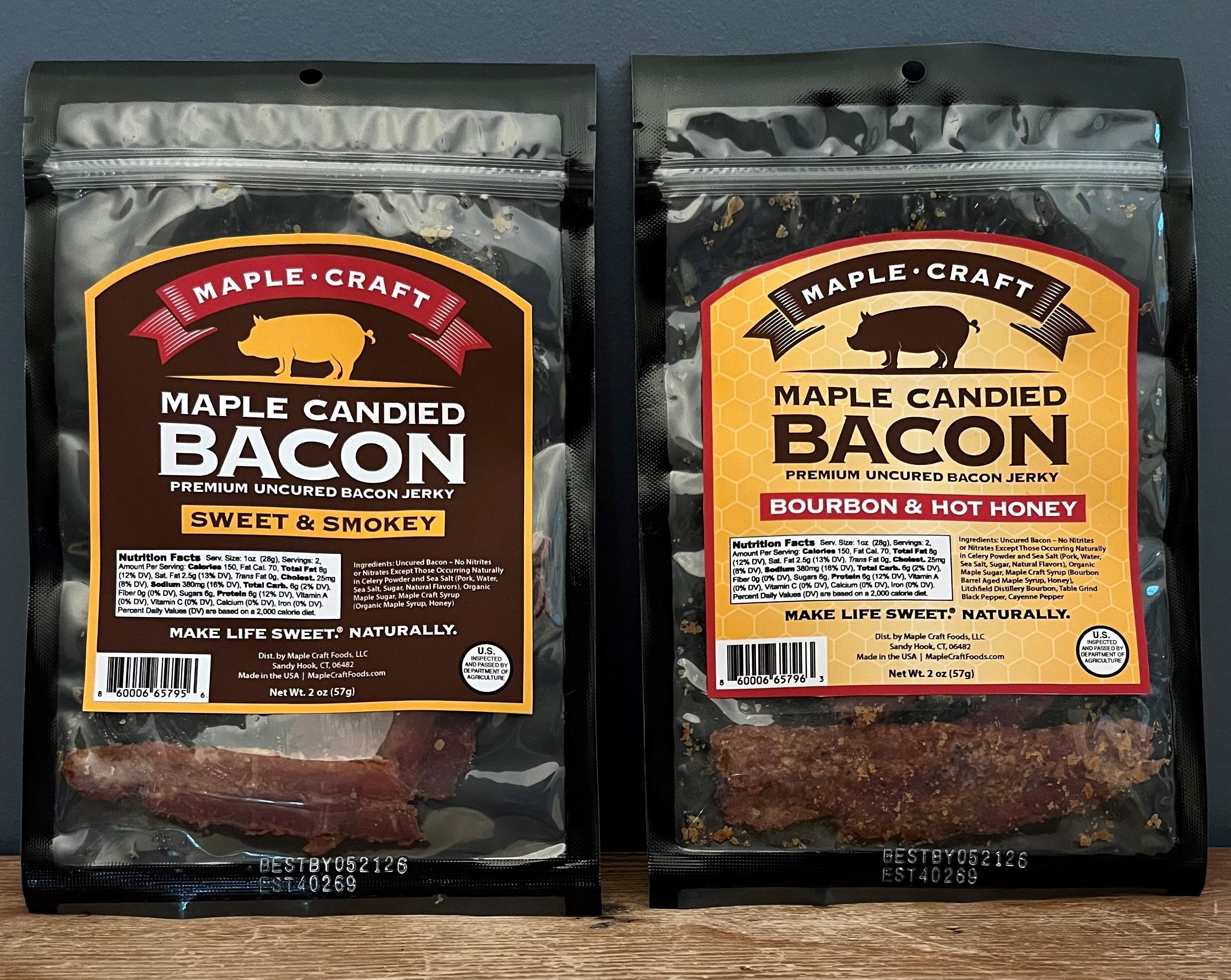 NEW - Maple Candied Bacon Jerky