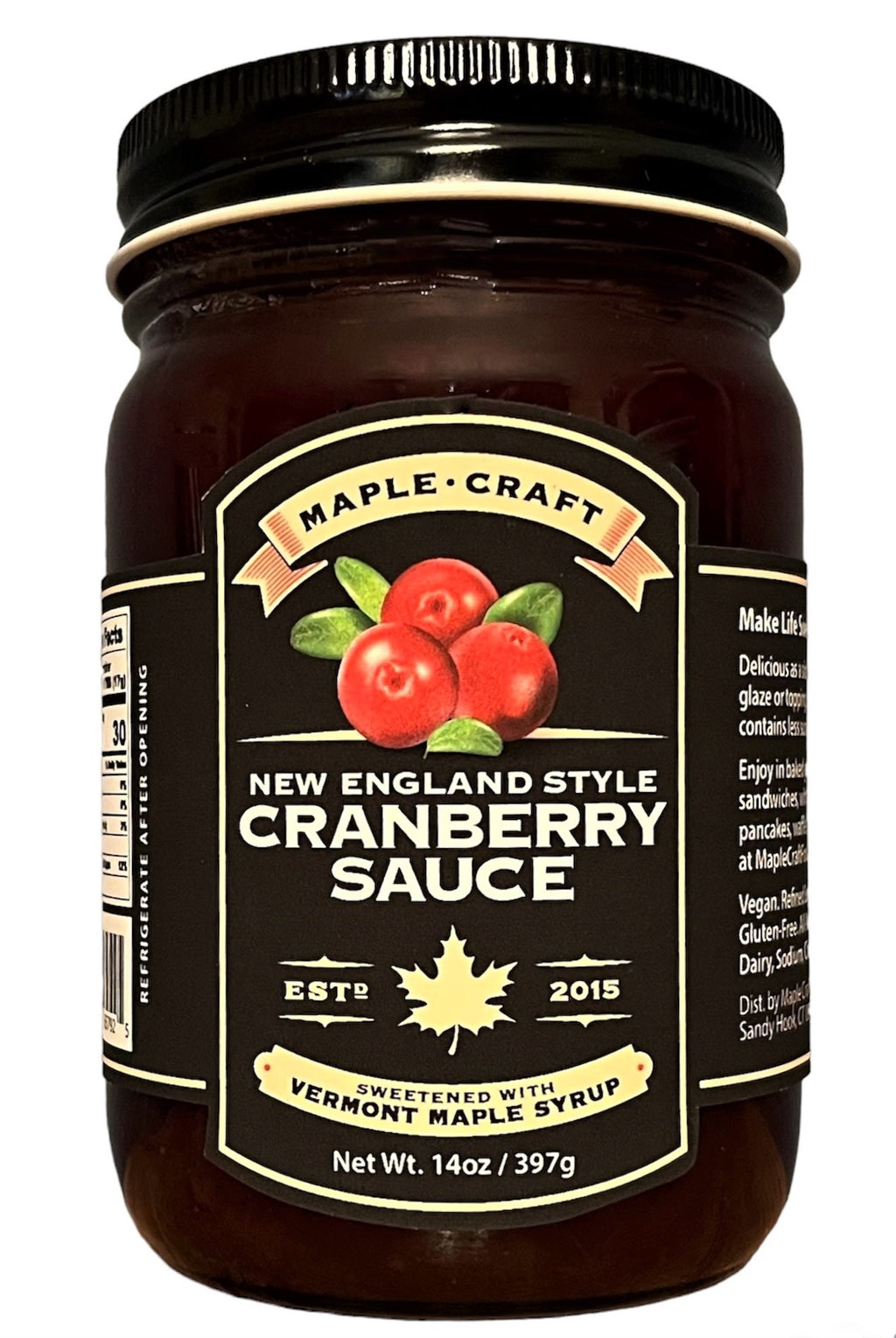 Maple-Crafted Cranberry Sauce