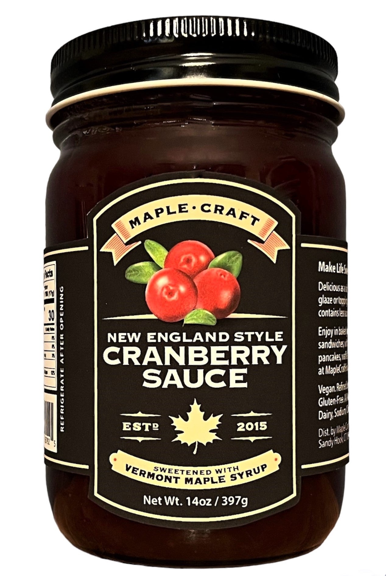 Maple-Crafted Cranberry Sauce