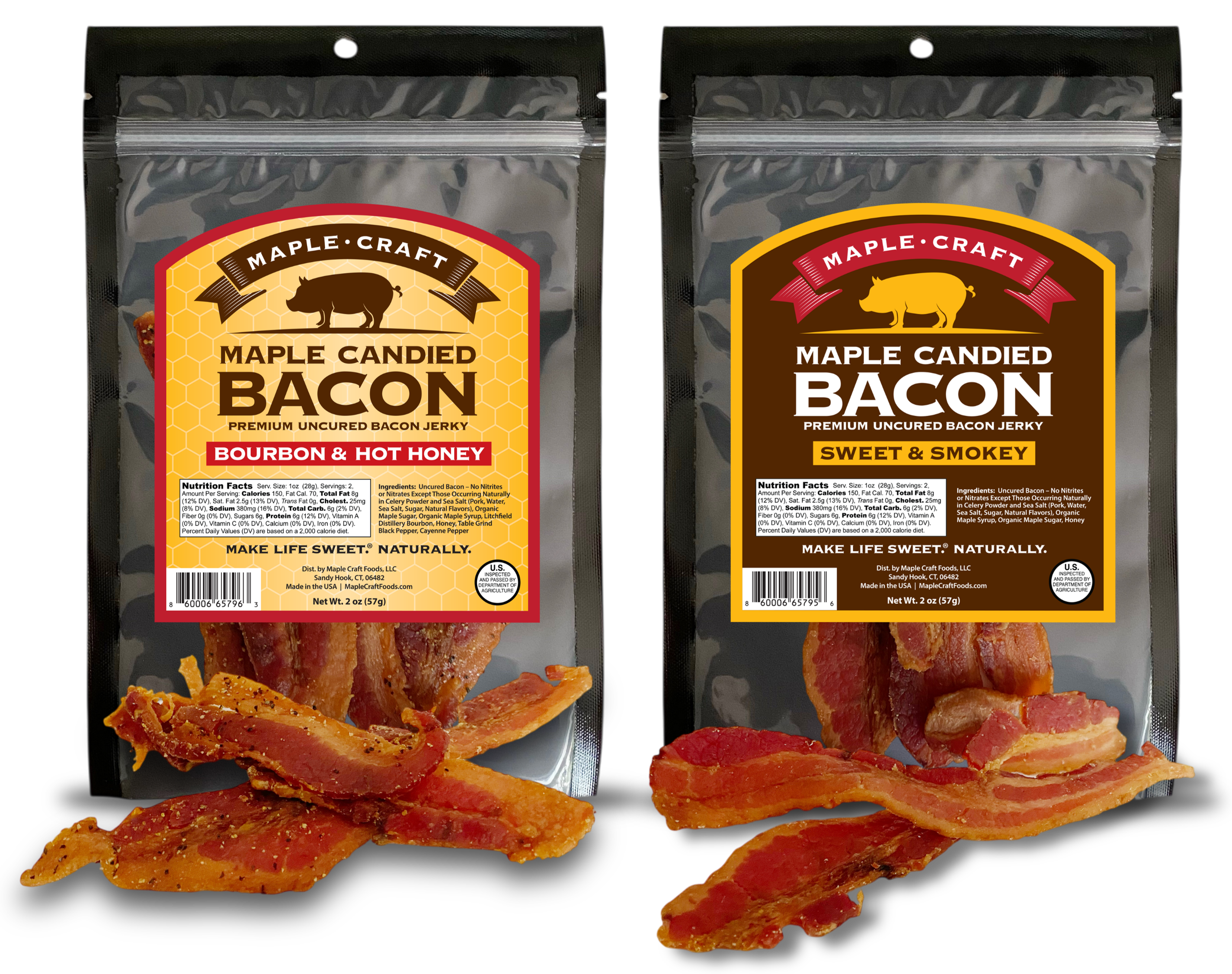 NEW - Maple Candied Bacon Jerky