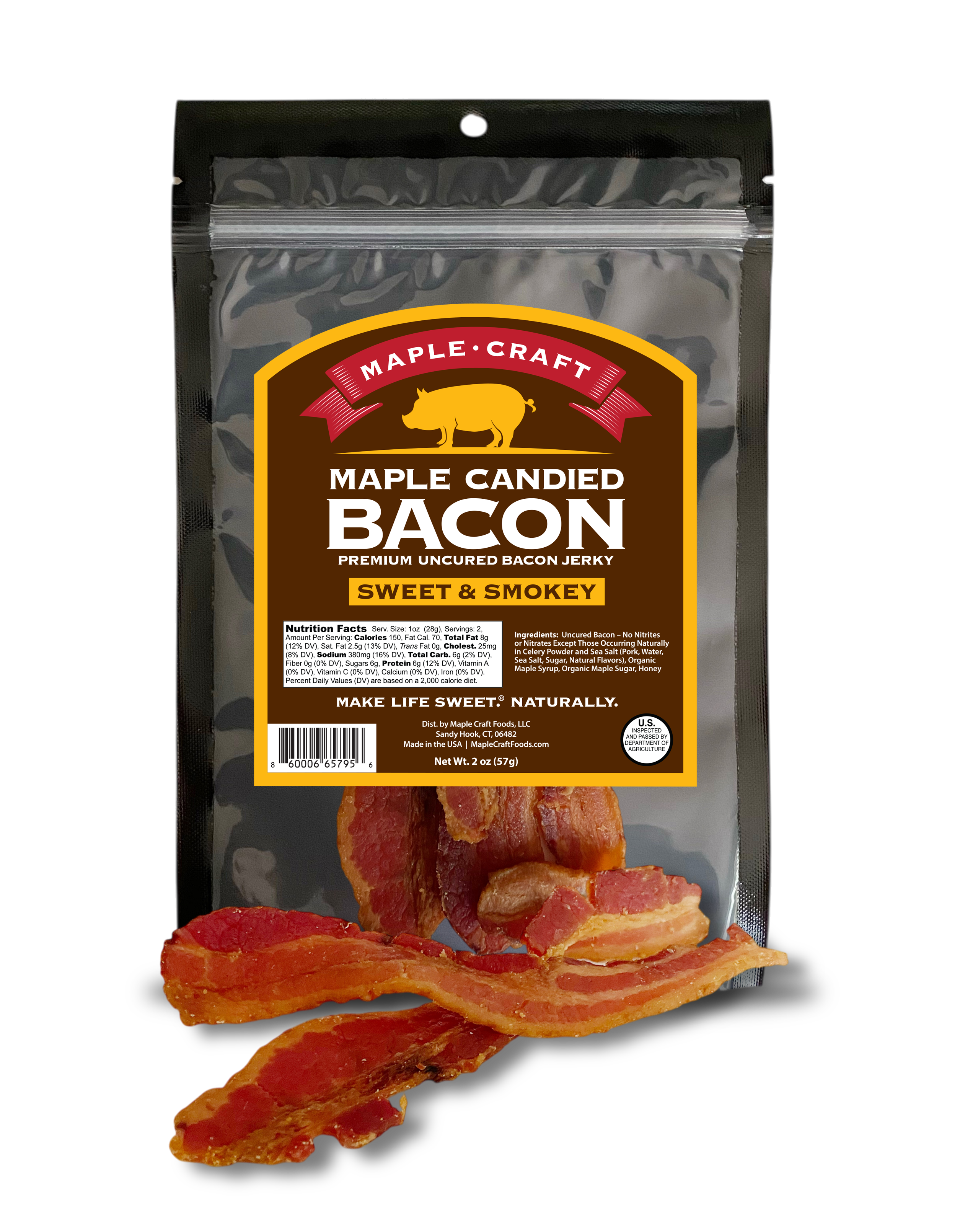 NEW - Maple Candied Bacon Jerky