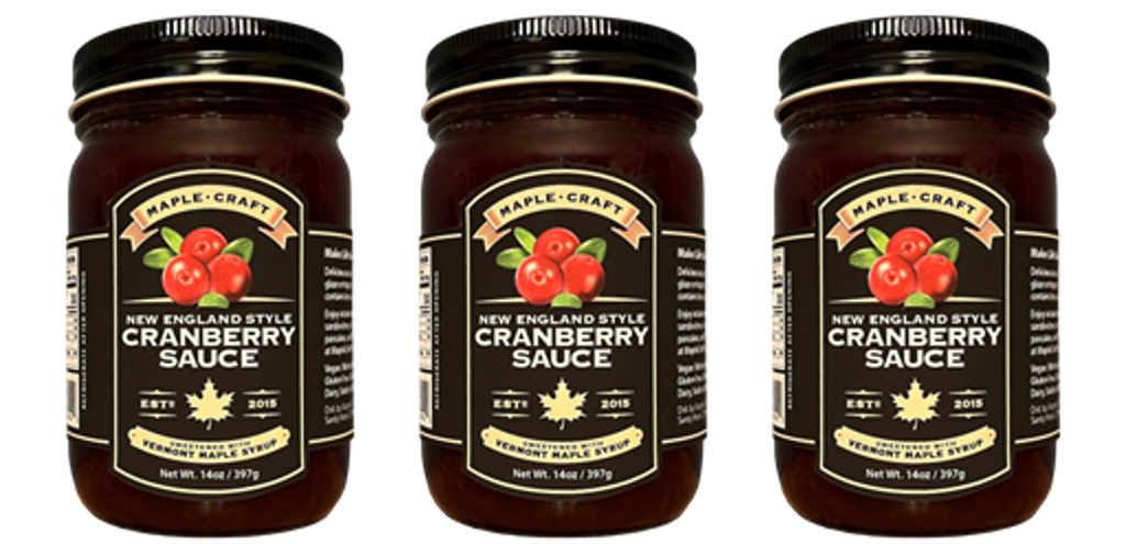 Maple Craft Foods Maple-Crafted Cranberry Sauce, alternate view 3
