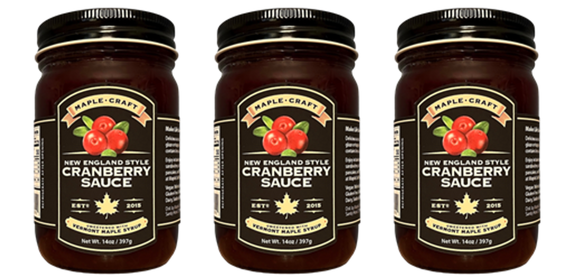 Maple Craft Foods Maple-Crafted Cranberry Sauce, alternate view 3