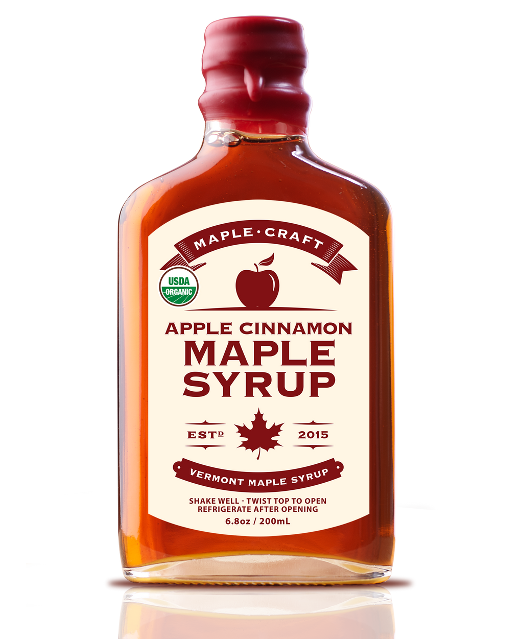 Maple Craft Foods Apple Cinnamon Maple Craft Syrup, product photo