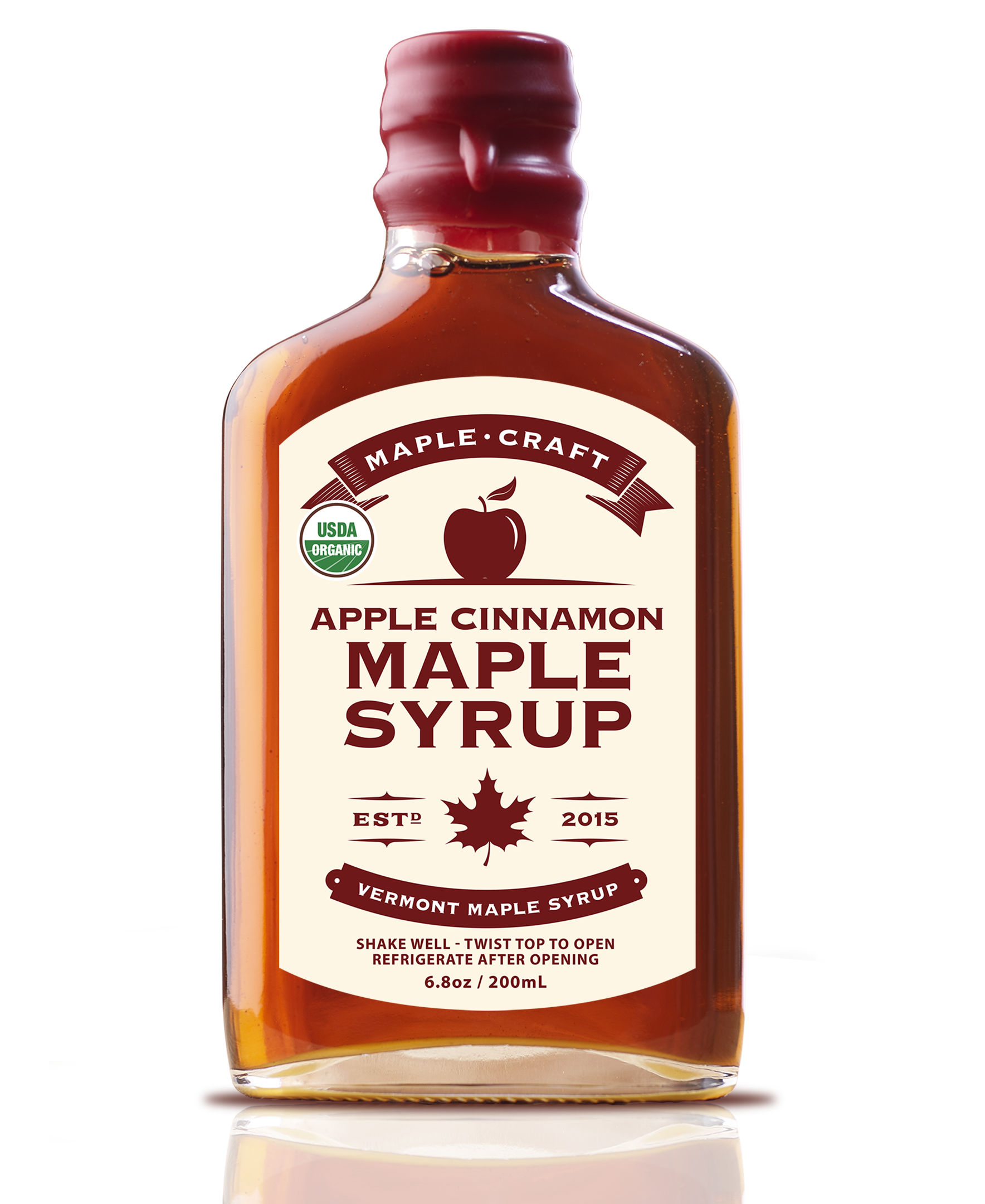 Maple Craft Foods Apple Cinnamon Maple Craft Syrup, product photo