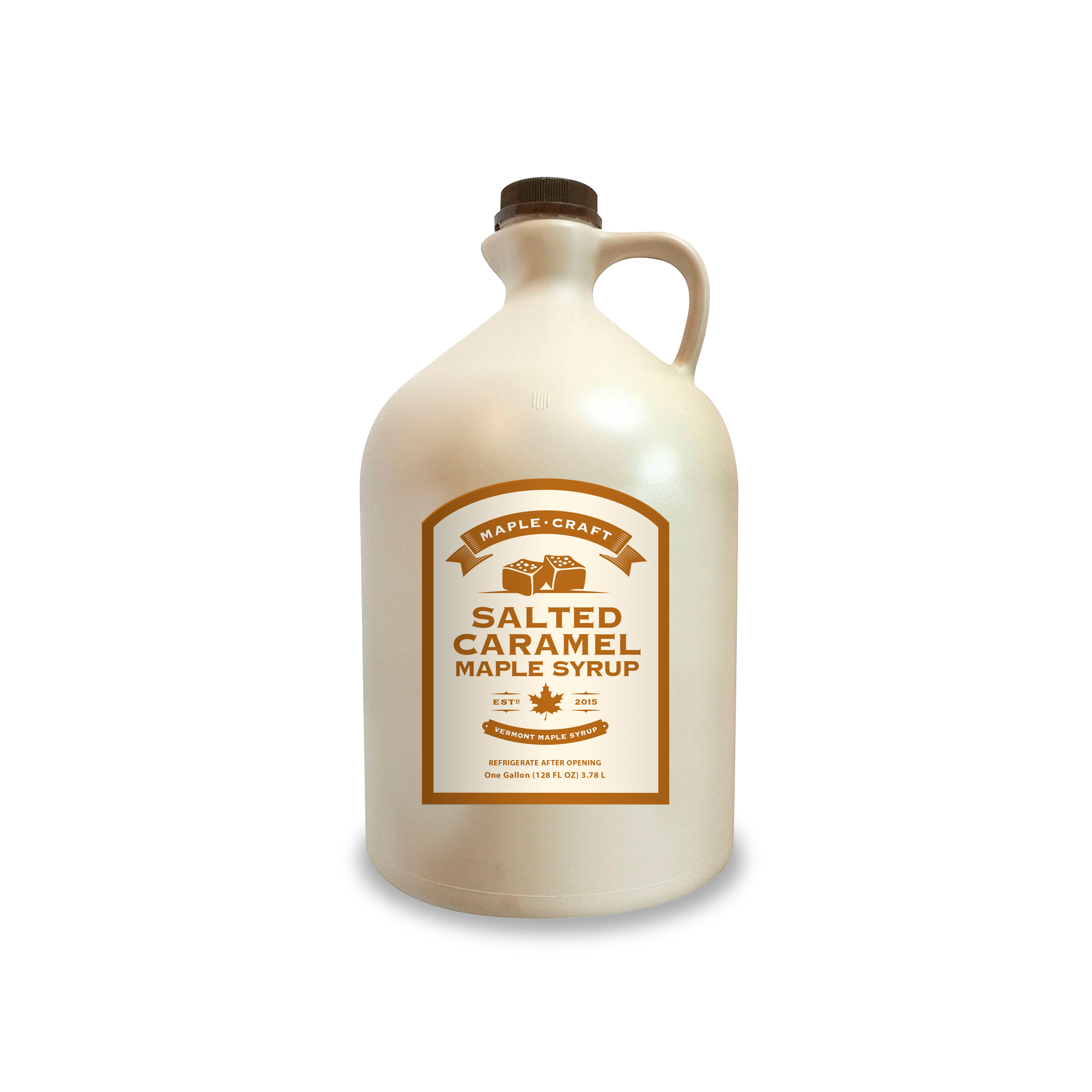 Maple Craft Foods Salted Caramel Maple Craft Syrup, gallon-size container