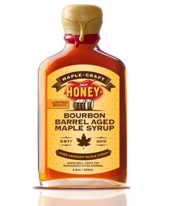 Hot Honey Bourbon Barrel Aged Maple Craft Syrup
