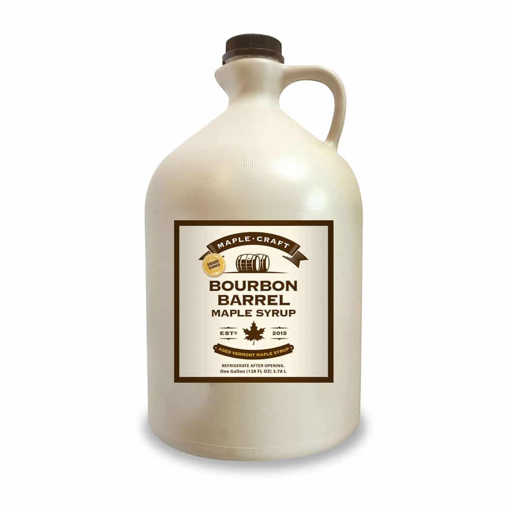 Maple Craft Foods Bourbon Barrel Aged Maple Craft Syrup, gallon-size container