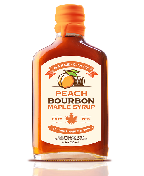 Maple Craft Foods Peach Bourbon Maple Craft Syrup, product photo