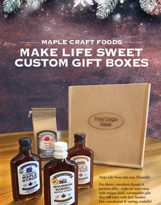 "Make Life Sweet" Wood Gift Boxes