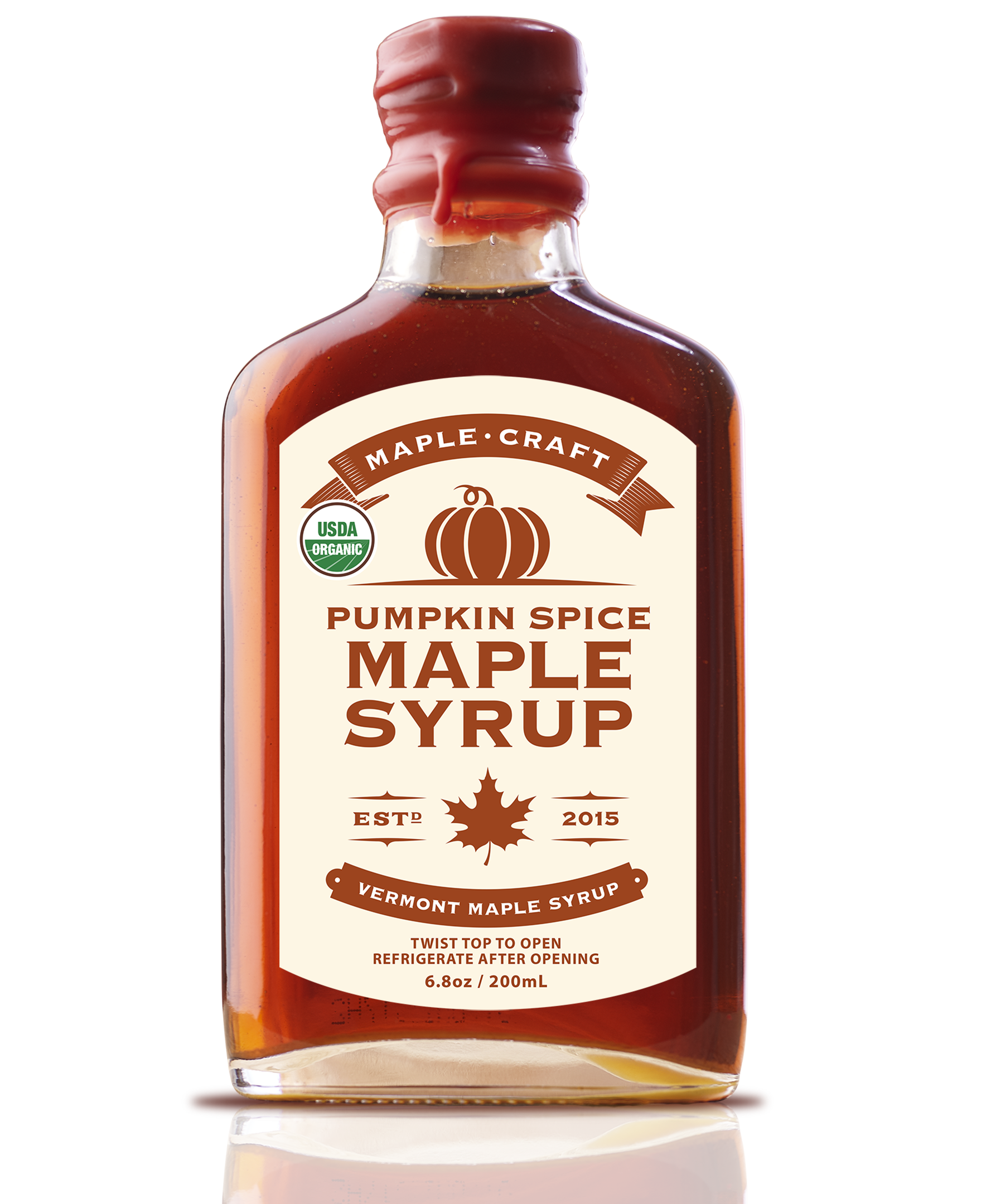 Pumpkin Spice Maple Craft Syrup (Organic)