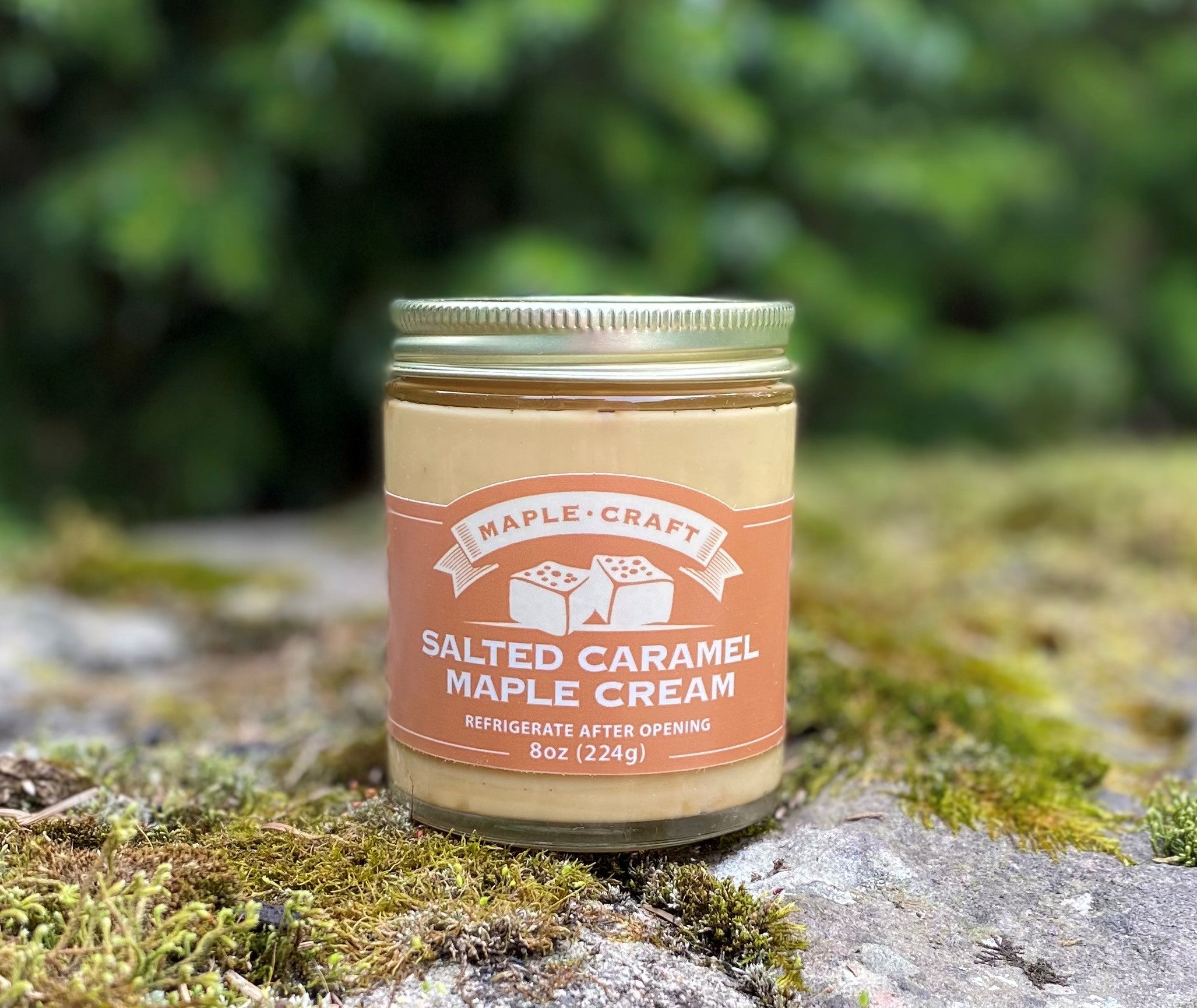 Maple Craft Foods Salted Caramel Maple Cream (8oz), product photo